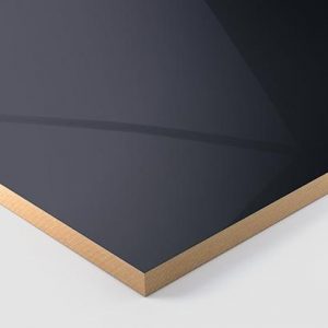 Fekete SZUPERFÉNYES MDF bútorlap U 999 PG Egger