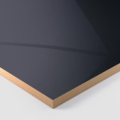 Fekete SZUPERFÉNYES MDF bútorlap U 999 PG Egger Fekete SZUPERFÉNYES MDF bútorlap U 999 PG Egger