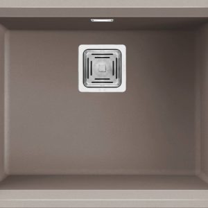 G43 Tortora (galambszürke) gránit mosogatótálca LGK10543BSO Elleci Karisma 105