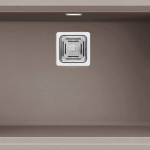 G43 Tortora (galambszürke) gránit mosogatótálca LGK12043BSO Elleci Karisma 120