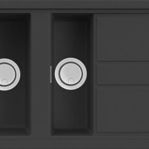 G59 Antracite gránit mosogatótálca LGB47559 Elleci Best 475