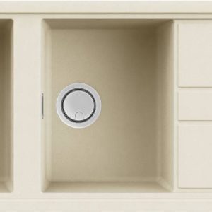 G62 Bianco Antico gránit mosogatótálca LGB50062 Elleci Best 500