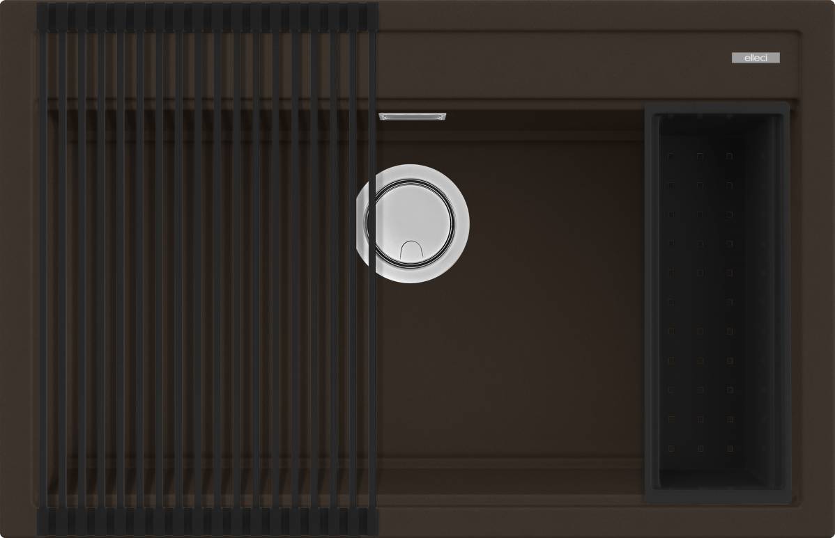 G78 Espresso gránit mosogatótálca LGB13078K2 Elleci Best 130 Workstation szett G78 Espresso gránit mosogatótálca LGB13078K2 Elleci Best 130 Workstation szett