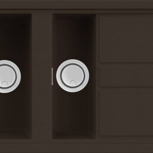 G78 Espresso gránit mosogatótálca LGB47578 Elleci Best 475