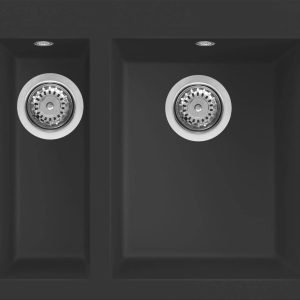 G40 Nero gránit mosogatótálca LGQ15040 Elleci Quadra 150