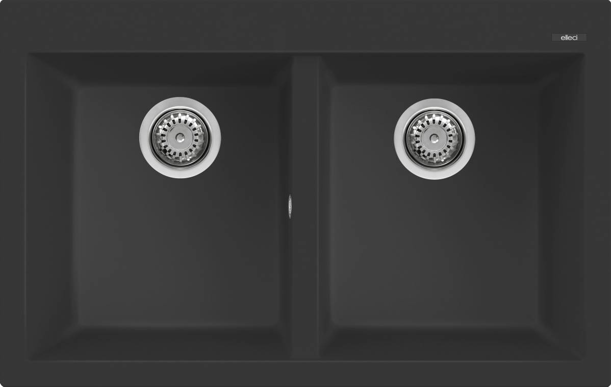G40 Nero gránit mosogatótálca LGQ35040 Elleci Quadra 350 G40 Nero gránit mosogatótálca LGQ35040 Elleci Quadra 350