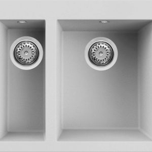 G68 Bianco gránit mosogatótálca LGQ15068 Elleci Quadra 150