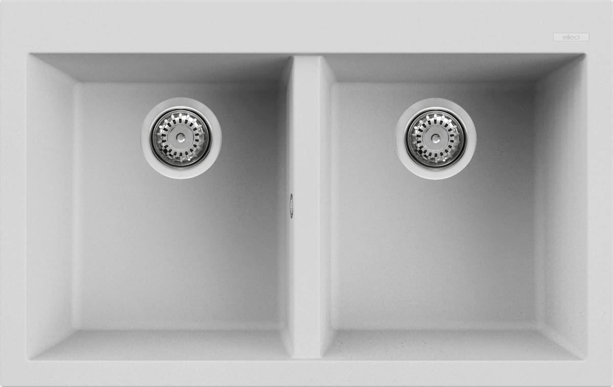 G68 Bianco gránit mosogatótálca LGQ35068 Elleci Quadra 350 G68 Bianco gránit mosogatótálca LGQ35068 Elleci Quadra 350